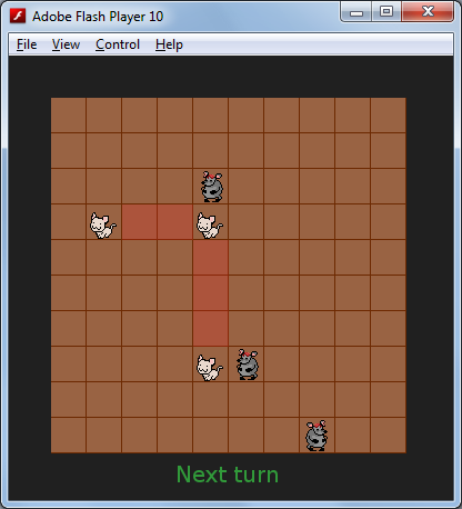 Laser cats VS Zombie rats