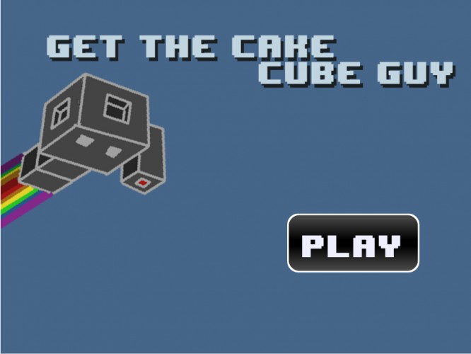 Get the cake Cube Guy