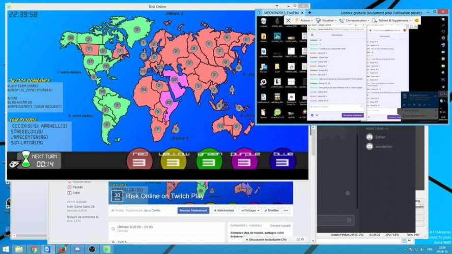 Twitch Play: Risk Online