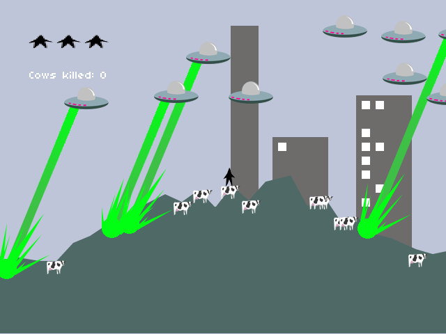 UFO Invaders Love Steak