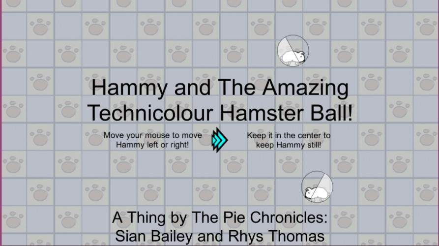 Hammy and the Amazing Technicolour Hamster Ball