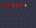 red spade ♠