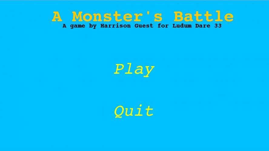 A Monster's Battle