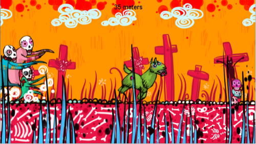 Evil Llama: Escape from the death festival.