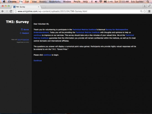 T.M.I. Survey