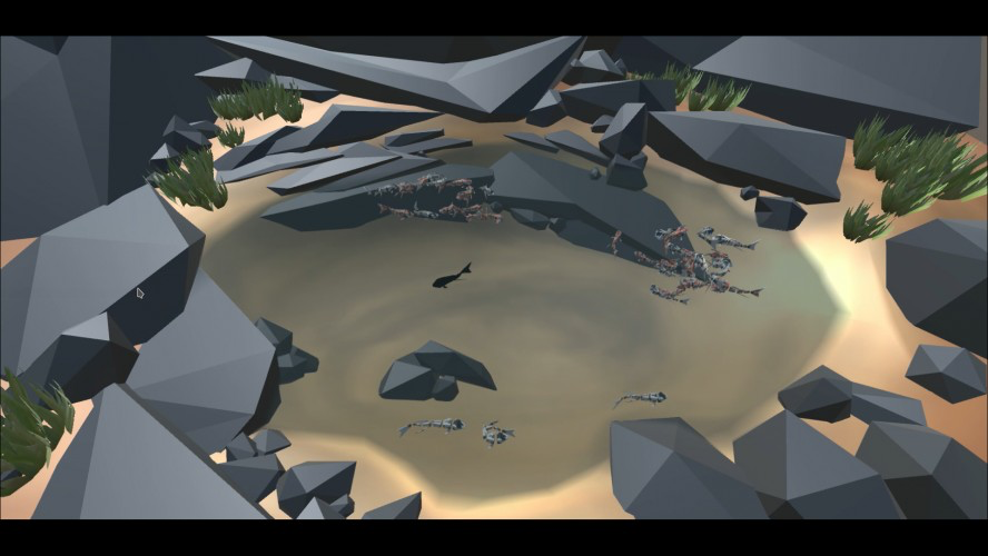 Literal Lonely Fish Simulator