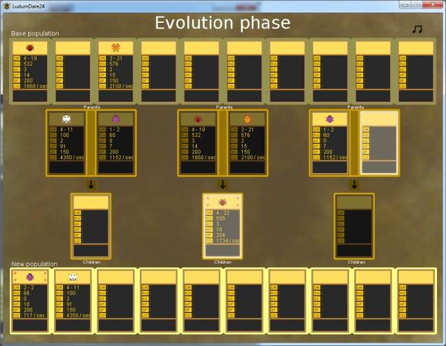 Spawning Creatures, Evolution of Creatures and Creatures Mayhem