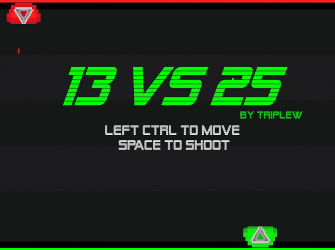 13VS25 - 2D Space Shooter