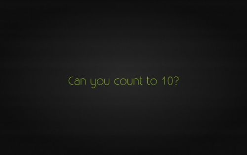 Can you count to 10?