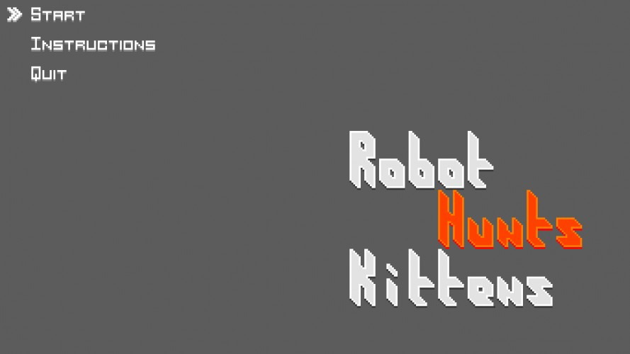 Robot Hunts Kitten