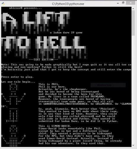 A Lift to Hell