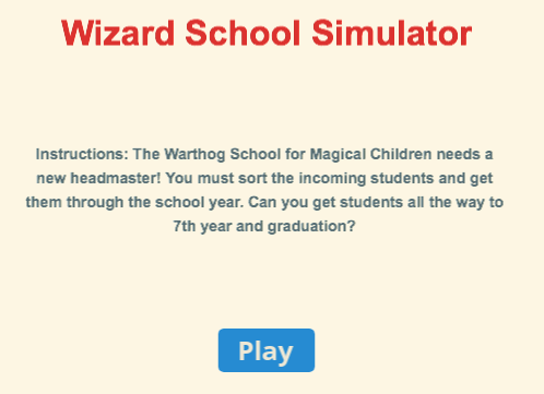 You're a Sorting Hat, Harry!