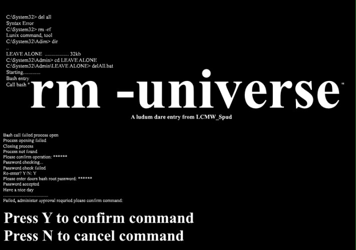 Rm -universe