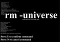 Rm -universe