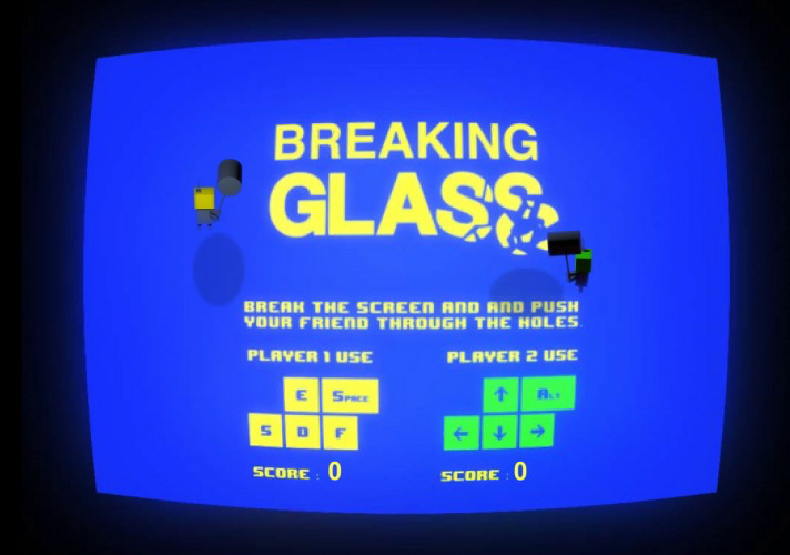 Breaking glass