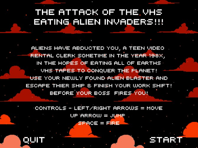 THE ATTACK OF THE VHS EATING ALIEN INVADERS!!!