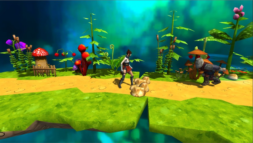 Nia in Mushroom World