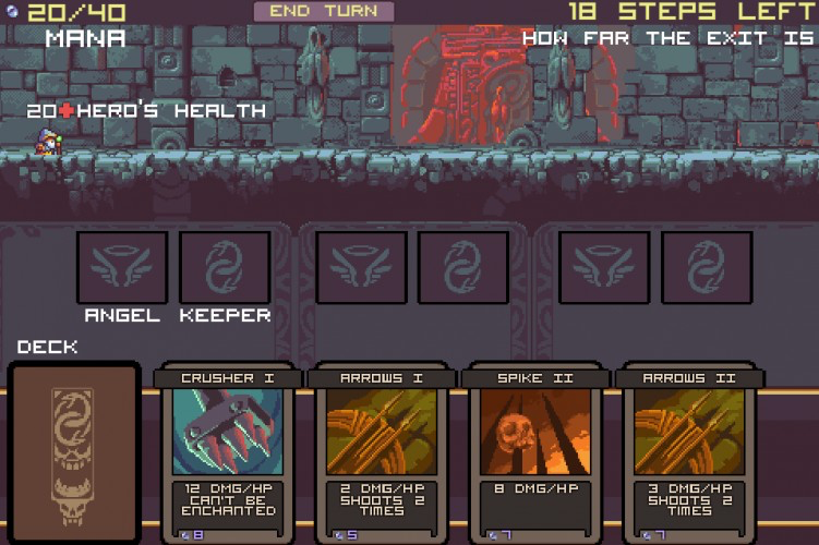 Arcane Dungeons ( aka Evil Lord vs Angel for the salvation or perdition of a hero's soul)