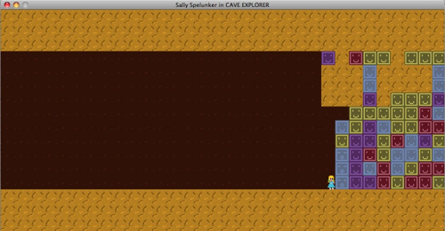 Sally Spelunker in CAVE EXPLORER