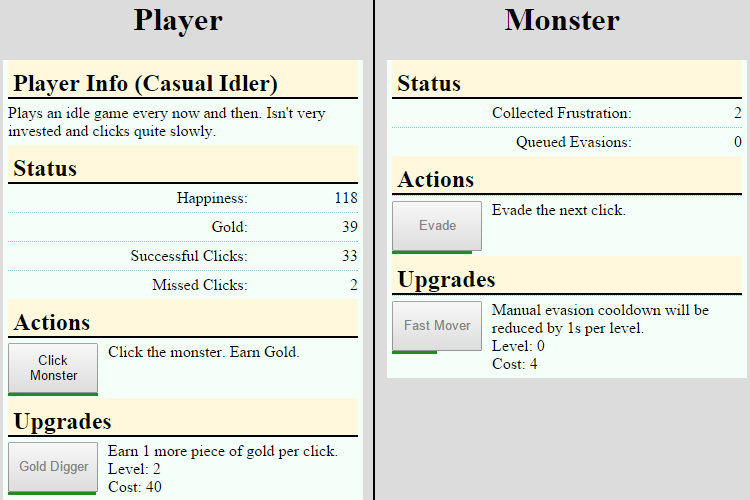 (Idle?) Monster