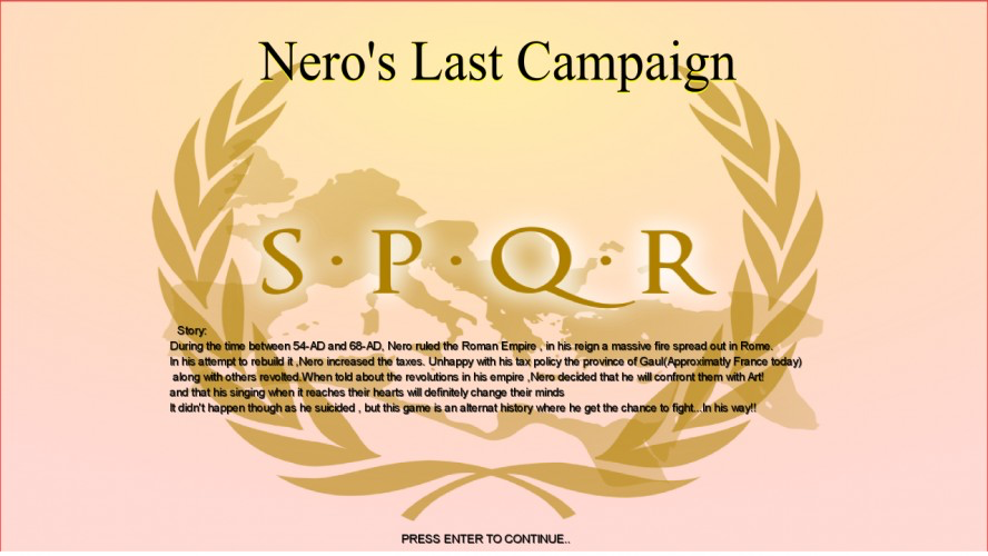 Nero's Last Campaign