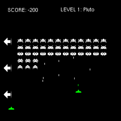 Reverse Space Invaders