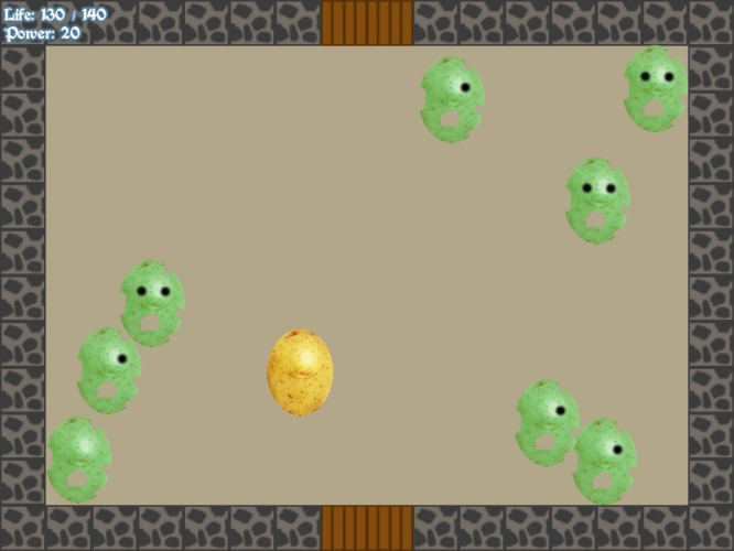 Door, Potato, Treasure