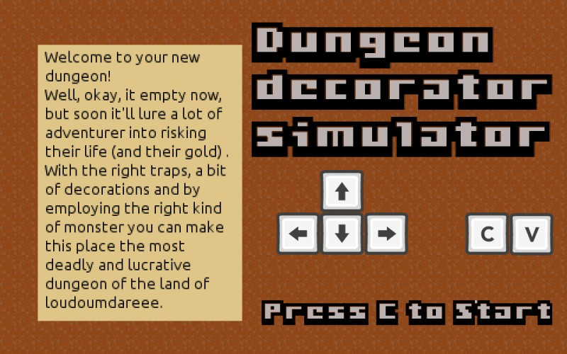 Dungeon decorator simulator.