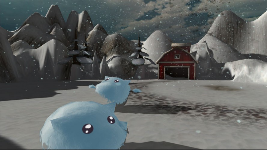 Winter Cow Farm