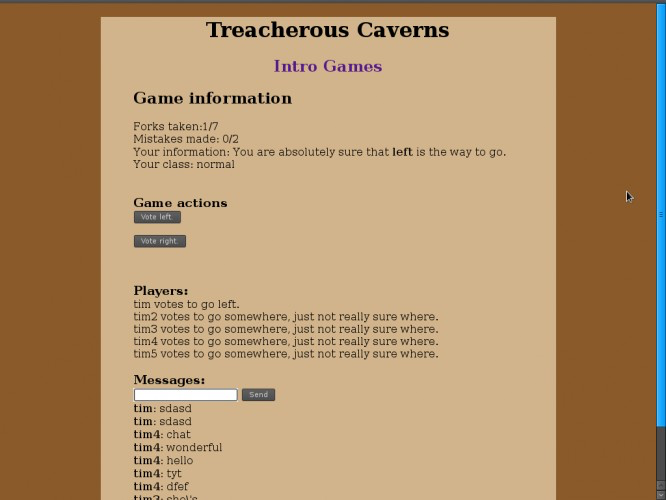 Treacherous Caverns