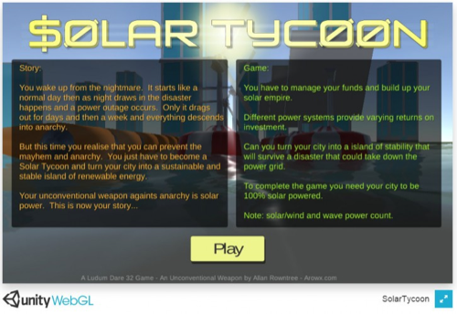 Solar Tycoon