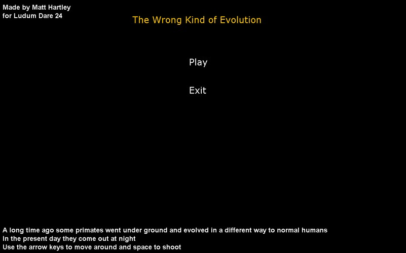 The Wrong Kind of Evolution
