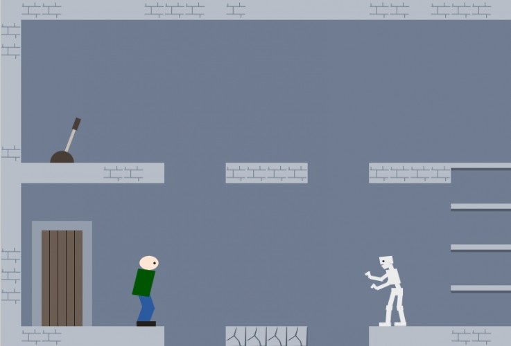 One-legged man