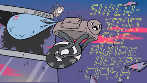 Super Secret Self Aware Desert Dash