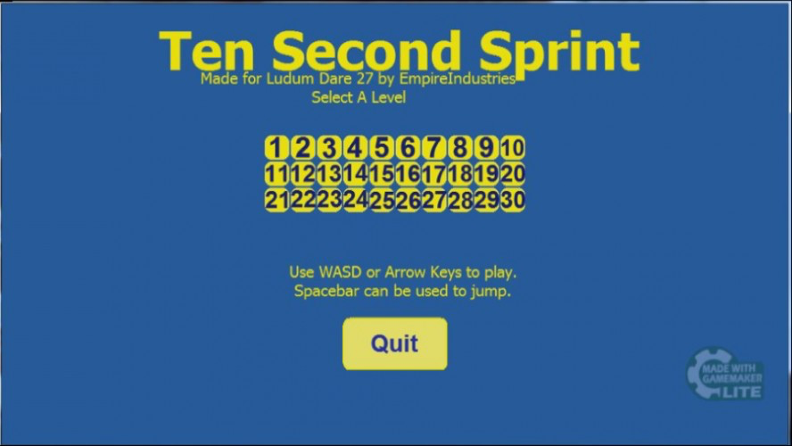 Ten Second Sprint