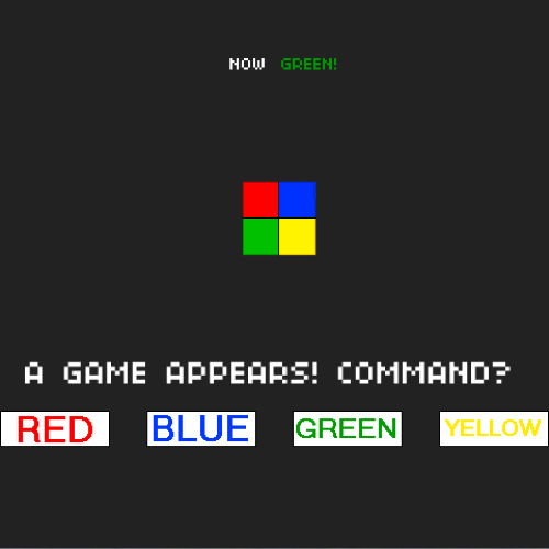 A Game Appears