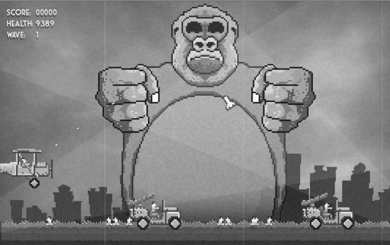 Colossal Creature crushes Tiny Town