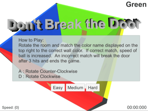 Don't Break the Door