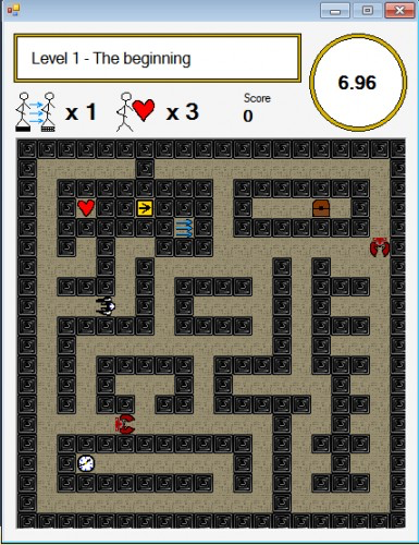 Ten-second maze