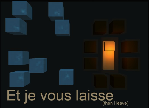 Et je vous laisse