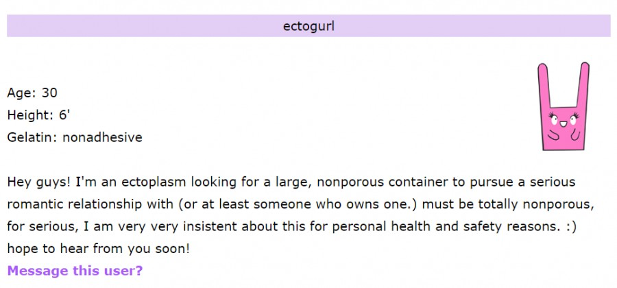Monstr (a dating website, but for monsters)