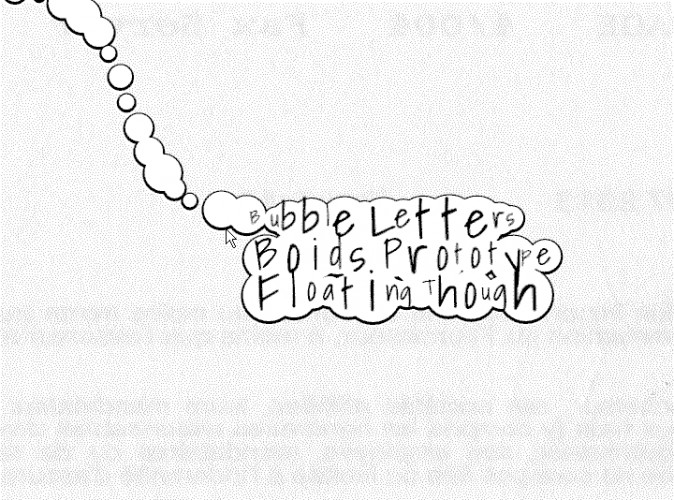 Bubble Letter