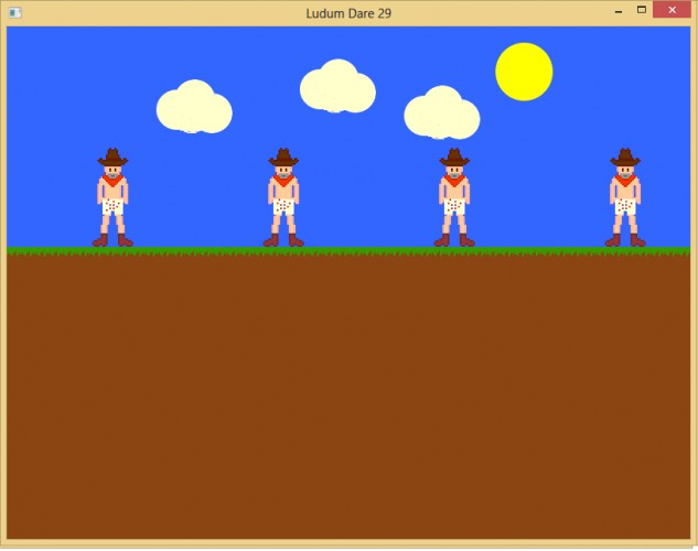 Naked Digging Cowboys