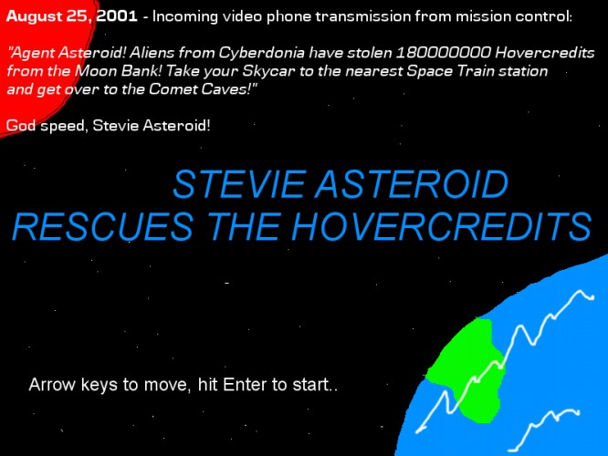 Stevie Asteroid Rescues the Hovercredits