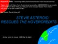 Stevie Asteroid Rescues the Hovercredits