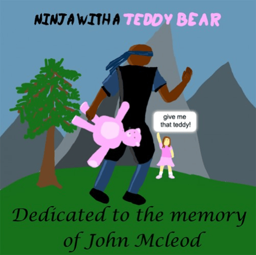 Ninja With A Teddy Bear