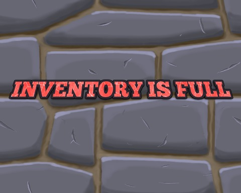Inventory is full
