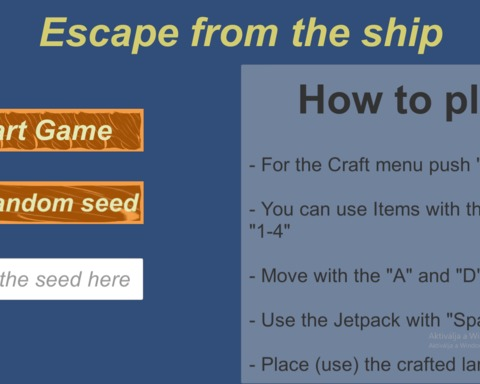 Escape from the spaceship