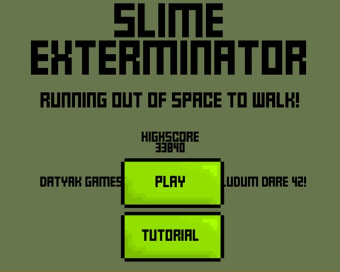 Slime Exterminators : running out of space to walk