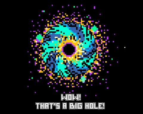 Wow! That's a big hole!
